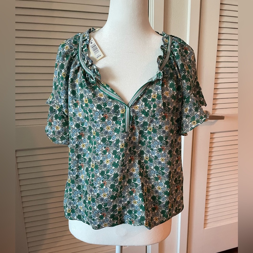Green Floral Top - Perfect for St. Patrick's Day!